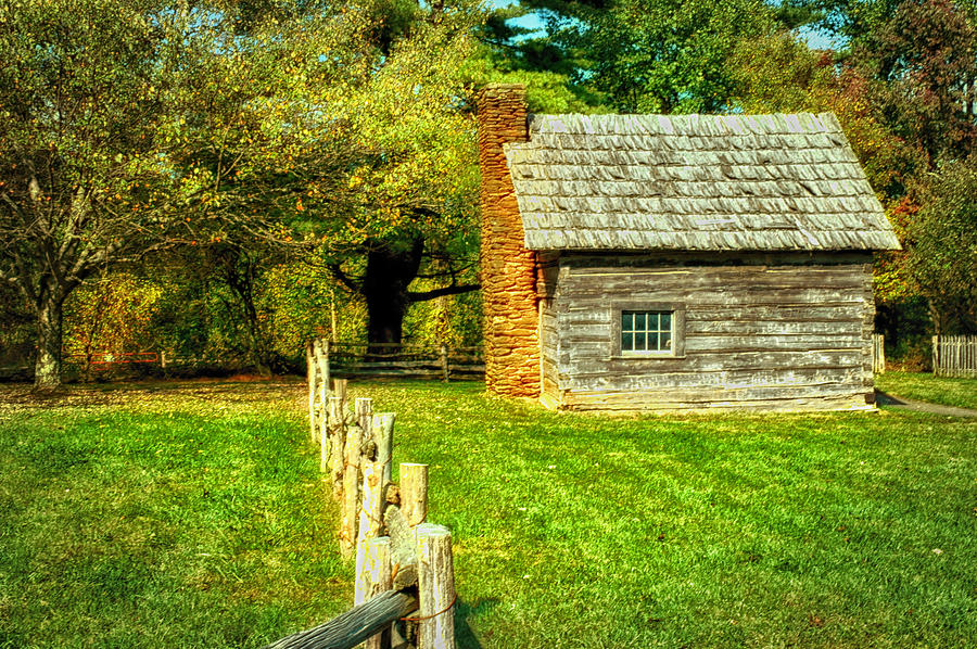 Log Cabin Photograph by Mary Timman