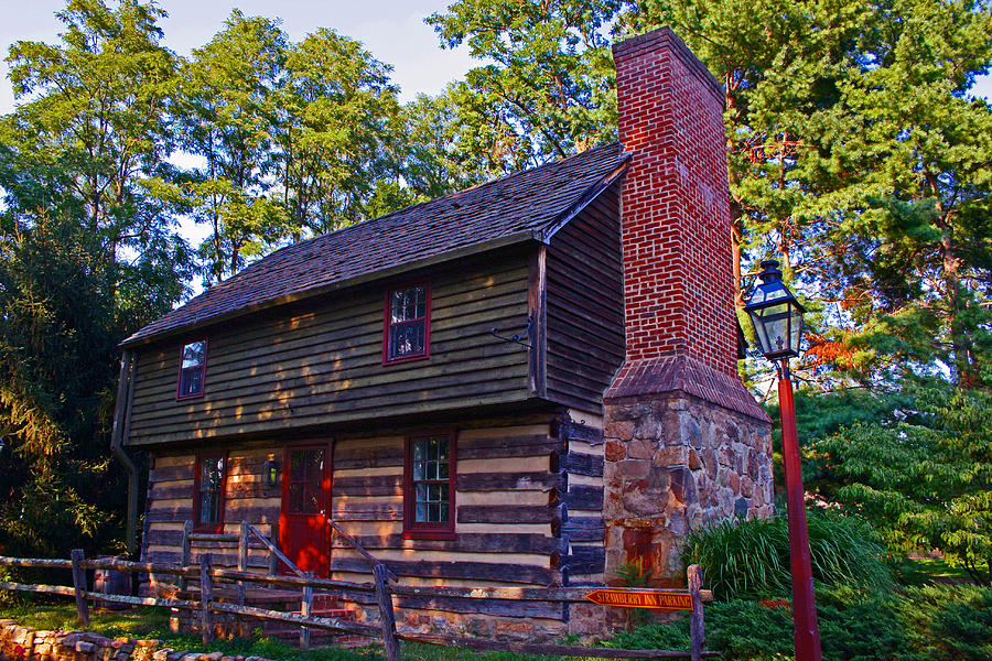 Log Cabin on Strawberry Lane Photograph by Andy Lawless