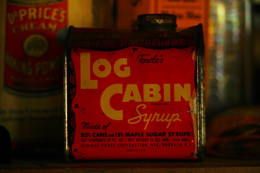 Log Cabin Syrup Photograph by Jeff Swan