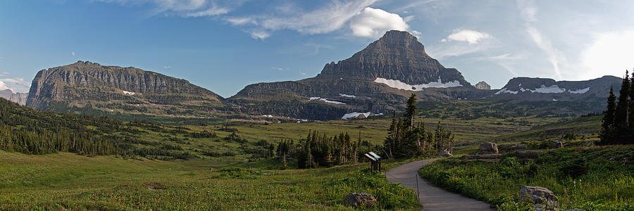 Logan Pass Glacier National Park Photograph by Jack Nevitt