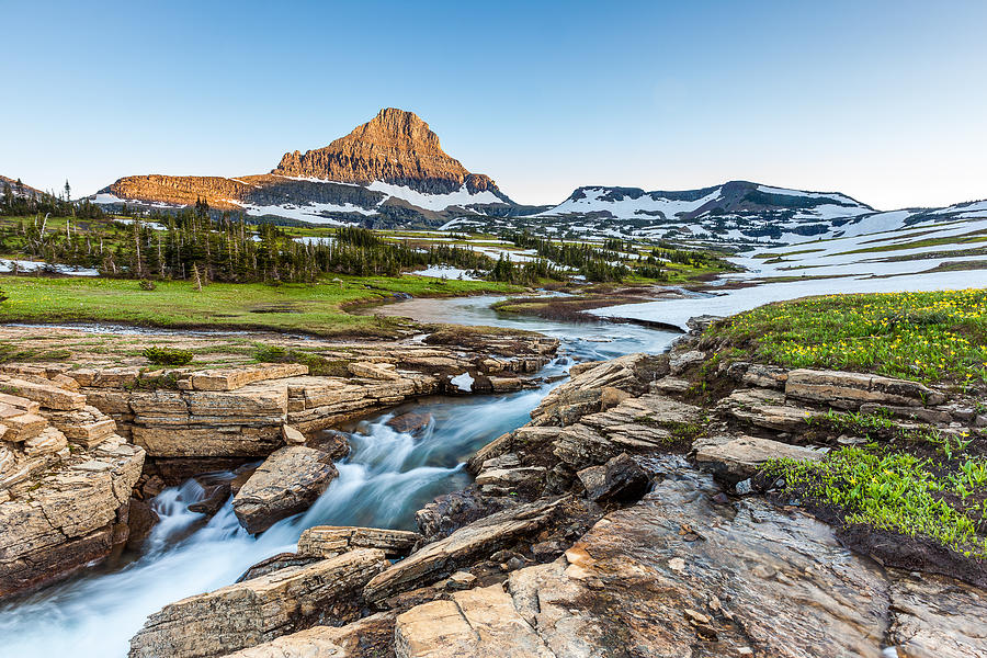 Logan Pass Glacier National Park Photograph by Kan Khampanya - Fine Art ...