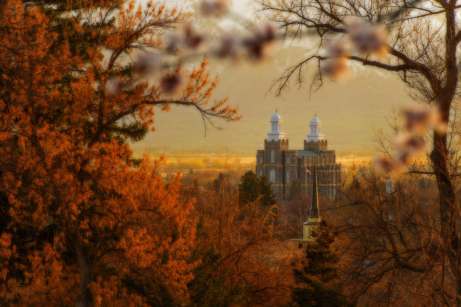 Logan Temple Photograph by Dustin LeFevre Logan Temple Photograph by Dustin LeFevre