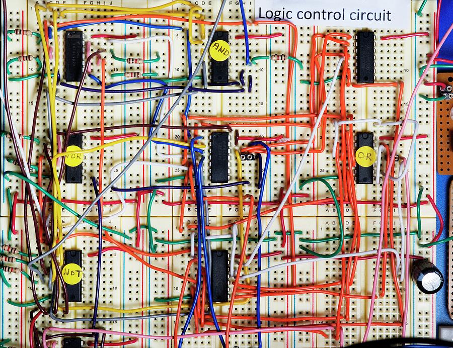 Logic Circuits Photograph by Cordelia Molloy/science Photo Library