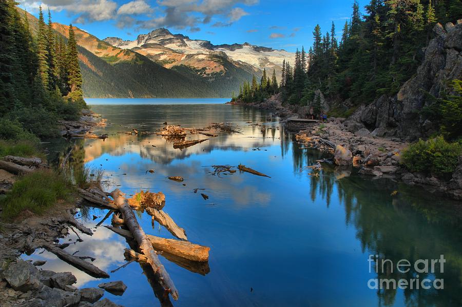 Logs Rocks And Reflections In Garibaldi Photograph by Adam Jewell