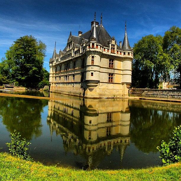 France Photograph - Loire Valley Chateau- Summer Vacation by Brian Governale