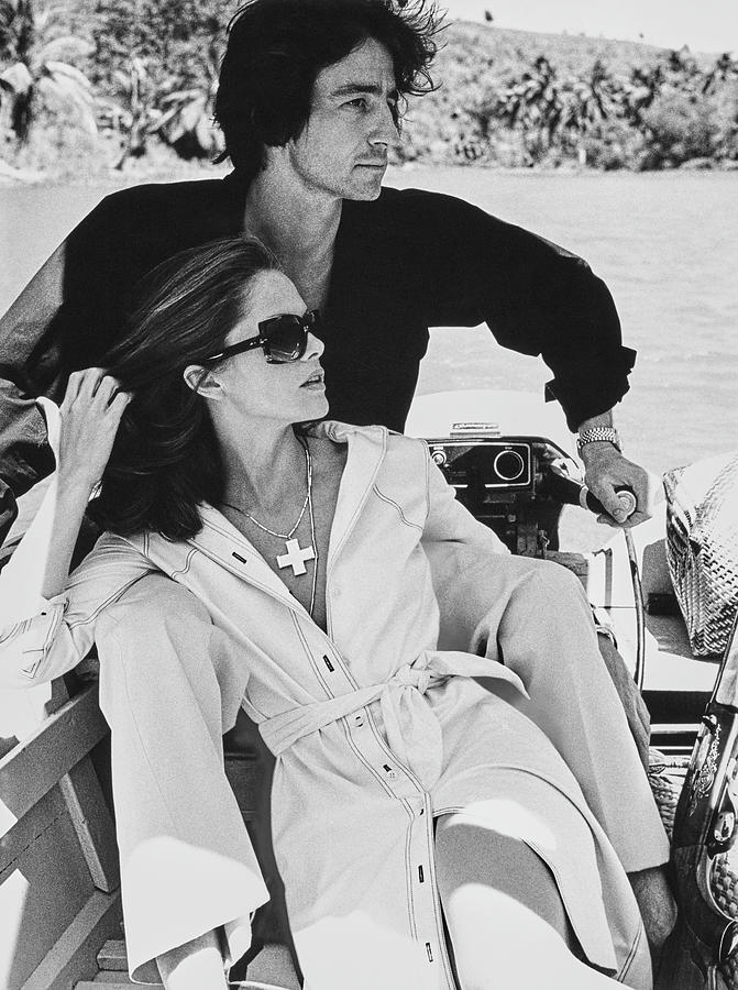 Lois Chiles And Sam Waterston On A Boat In La Photograph by Chris von Wangenheim