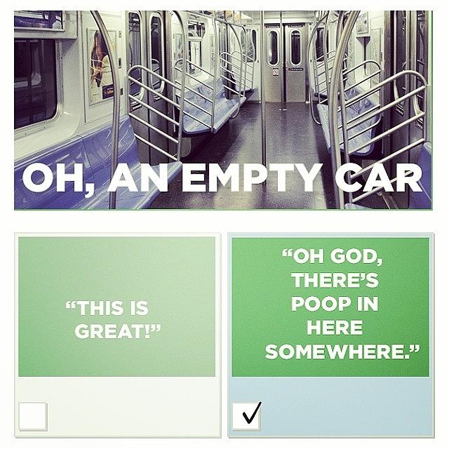 Lol Any Subway System. 💩 Photograph by Caitlin Kunzle