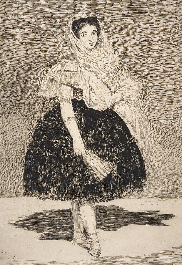 Lola de Valence Painting by Edouard Manet
