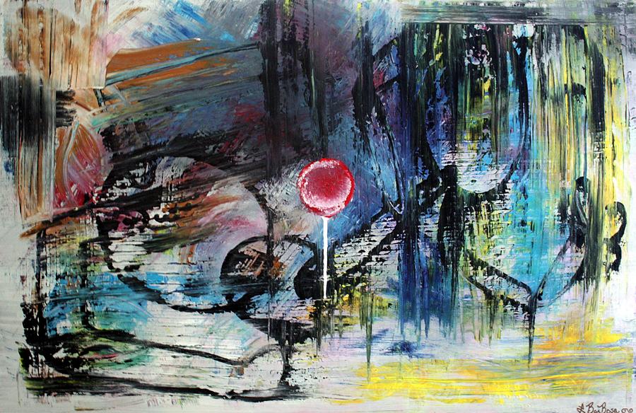 Abstract Painting - Lollipop by Laura Barbosa