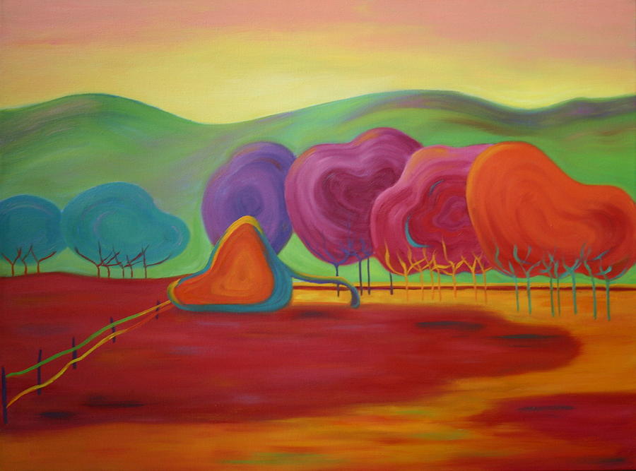 Lollipop Ranch Painting by Nancy Jolley
