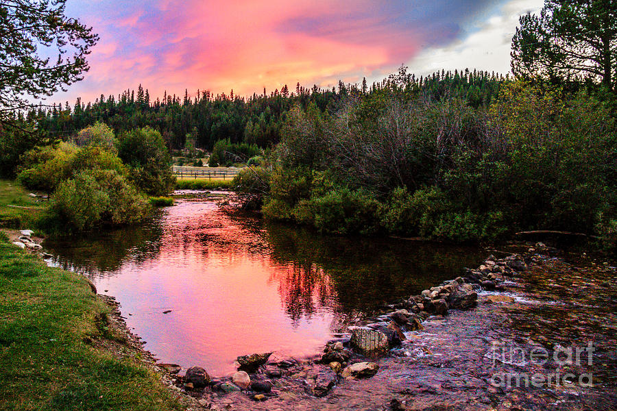 Lolo Hot Springs Creek Photograph by Robert Bales