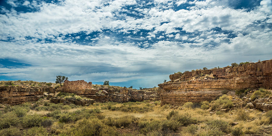 Lomaki Pueblo in Box Canyon Photograph by Chris Bordeleau