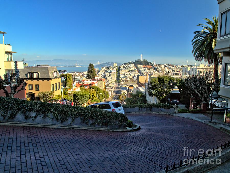Lombard Street Photograph by Roxie Crouch