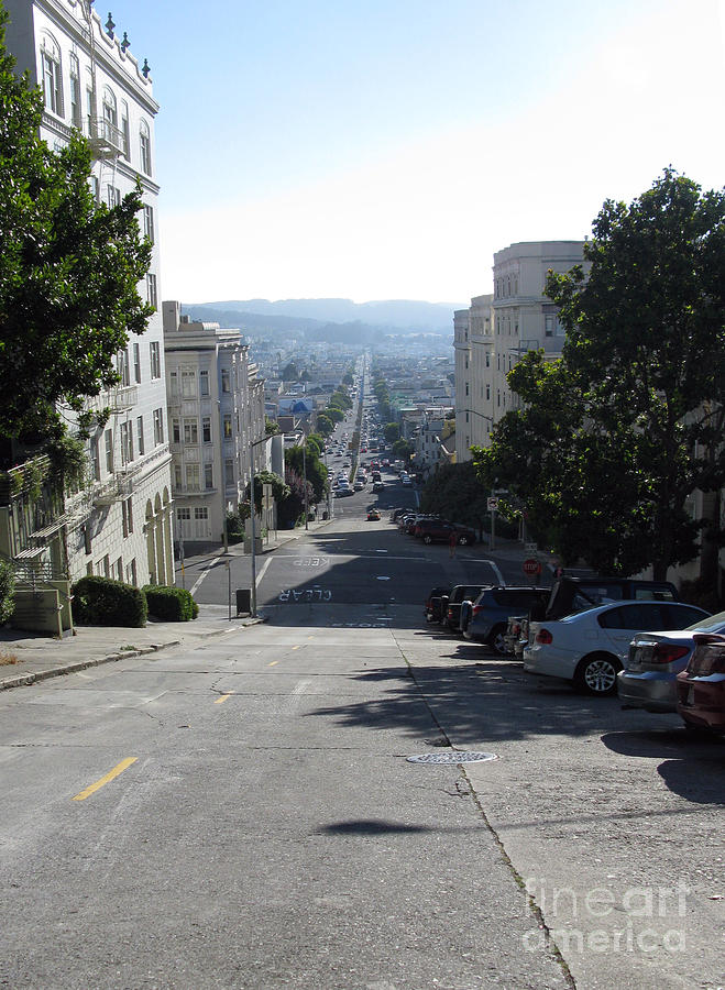 San Francisco Photograph - Lombard Street. San Francisco 2010 by Ausra Huntington nee Paulauskaite