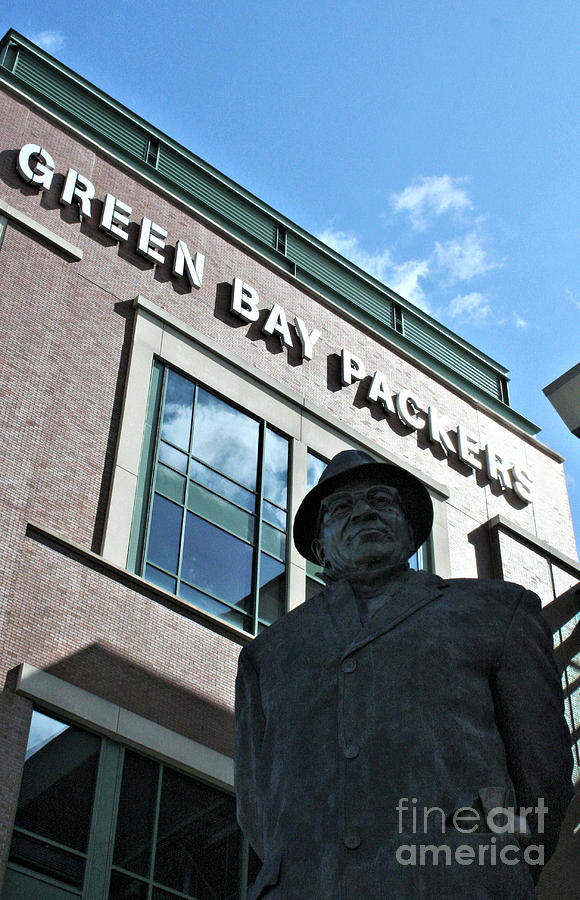 Lombardi and Green Bay Photograph by Tommy Anderson