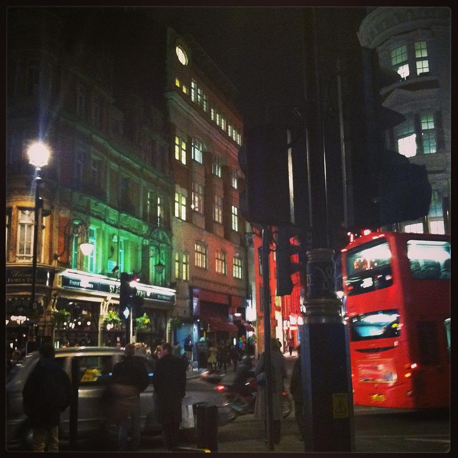 London Photograph - London At Night by David  Simmons 