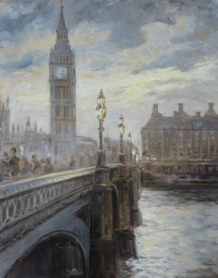 London Big Ben Painting by Irek Szelag