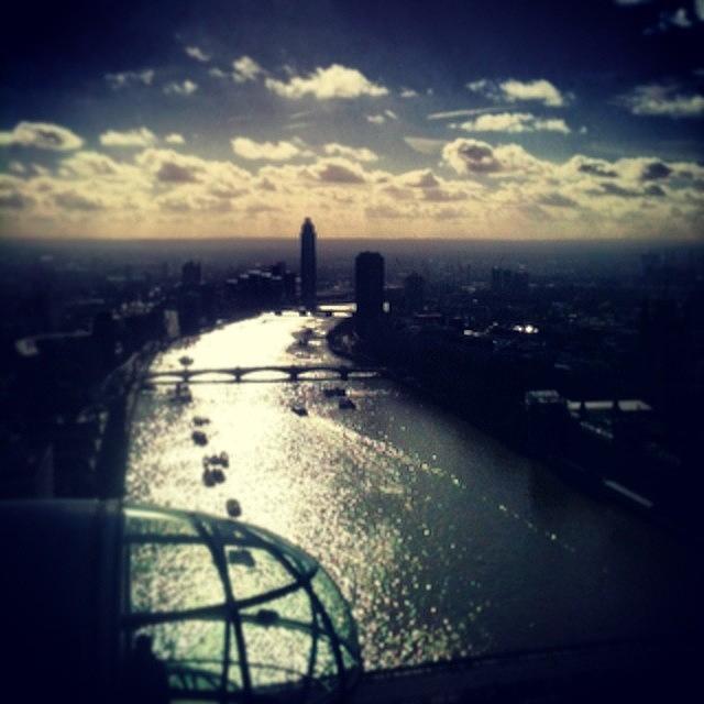 London Photograph - London (birds) Eye View #london #eye by Just Berns