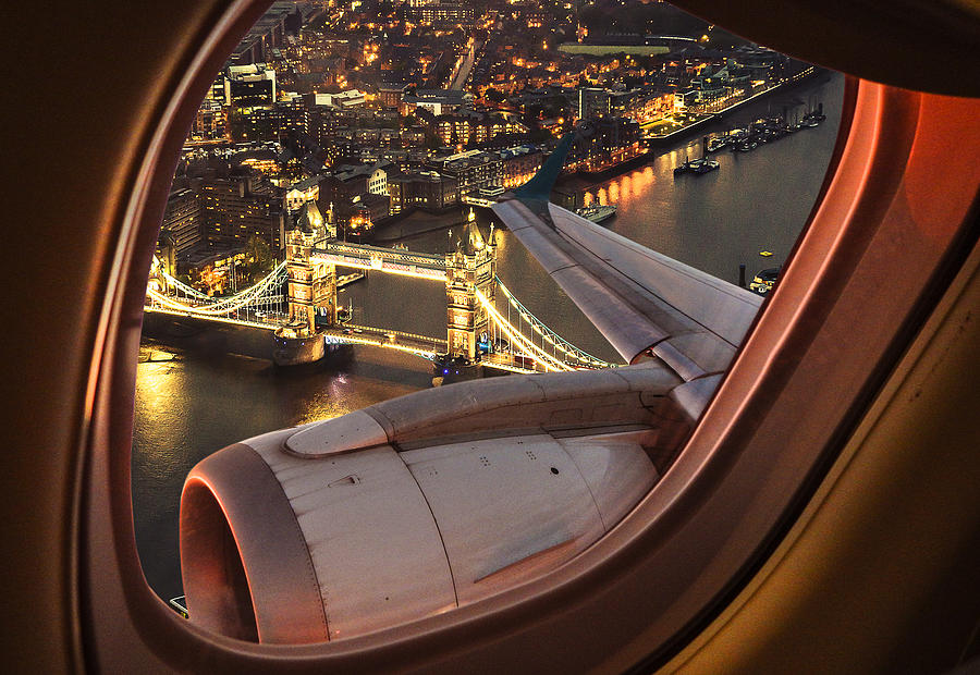 London bridge aerial view from the porthole Photograph by Franckreporter