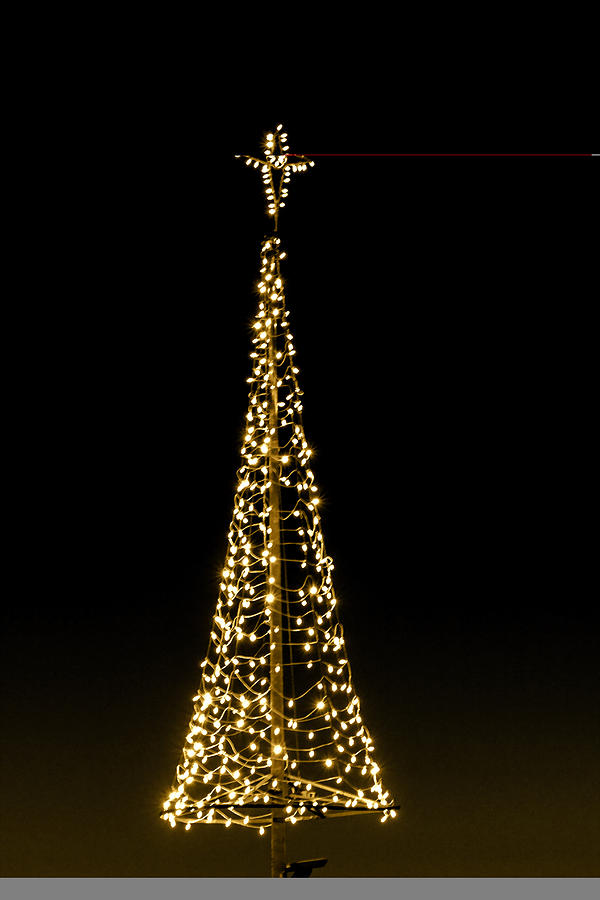 London Bridge Christmas Tree Digital Art by Georgianne Giese