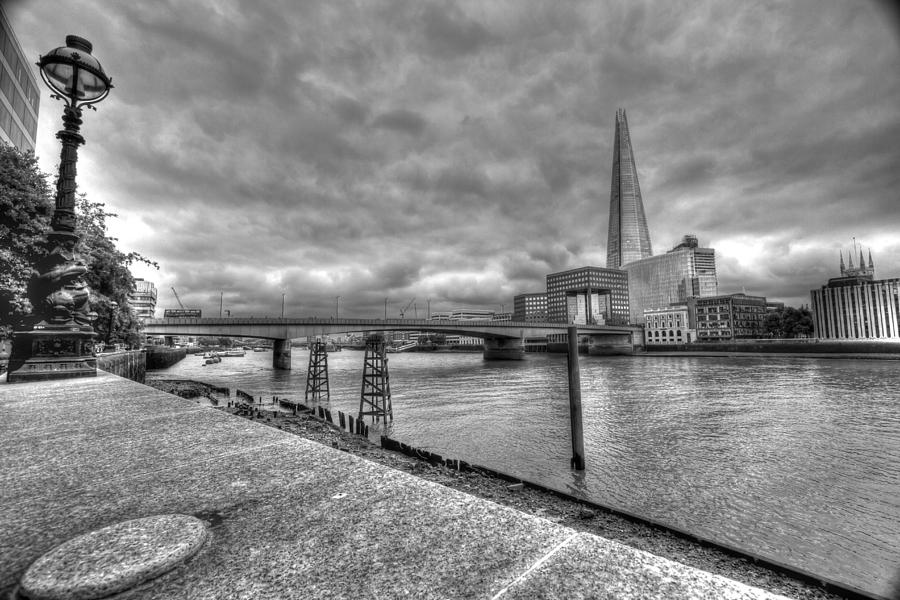 London Bridge Shard night HDR Photograph by David French - Fine Art America