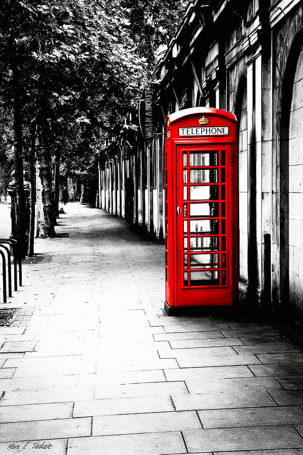 London Calling - Red Telephone Box Photograph by Mark E Tisdale