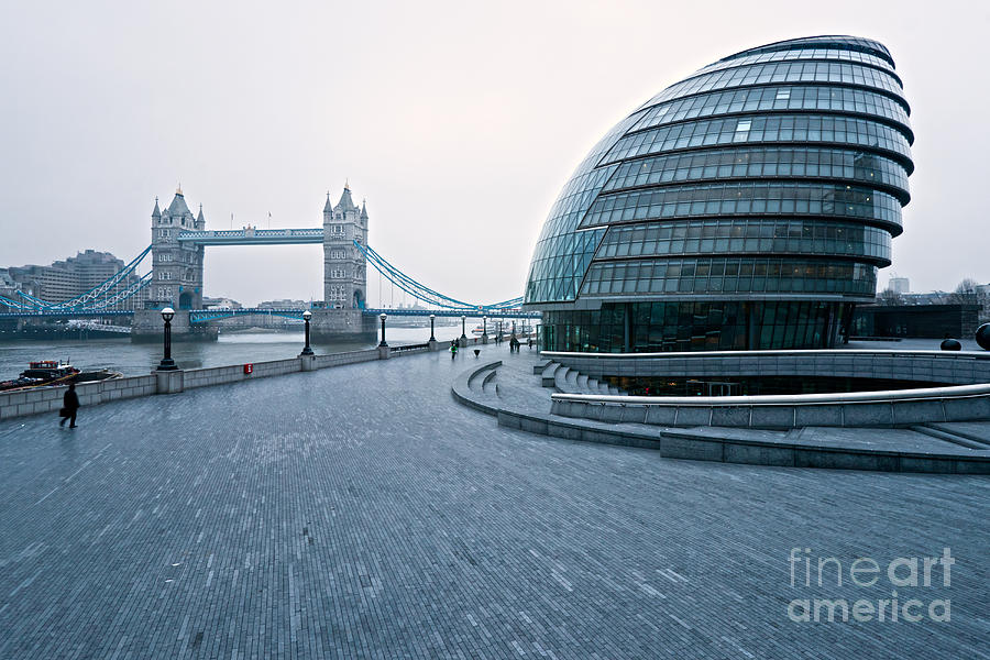 London city hall Photograph by Luciano Mortula
