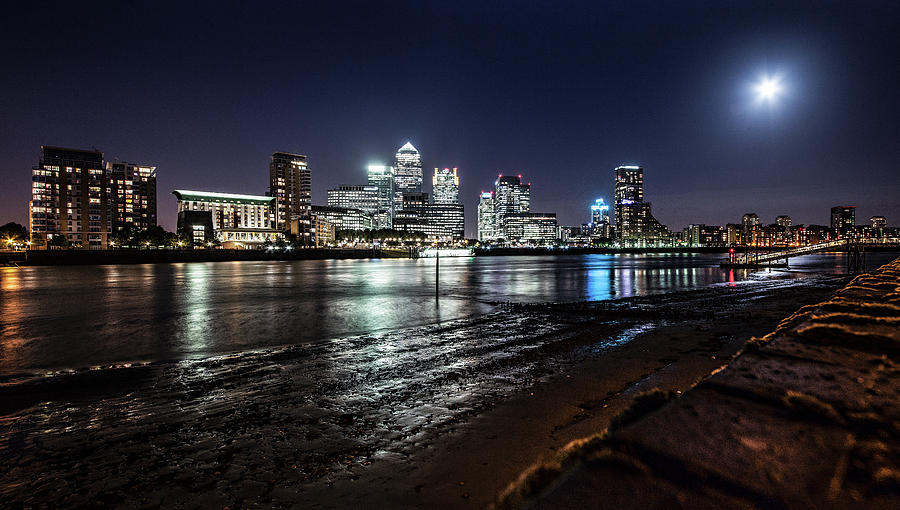 London City In Lowlight Photograph by Getty Images