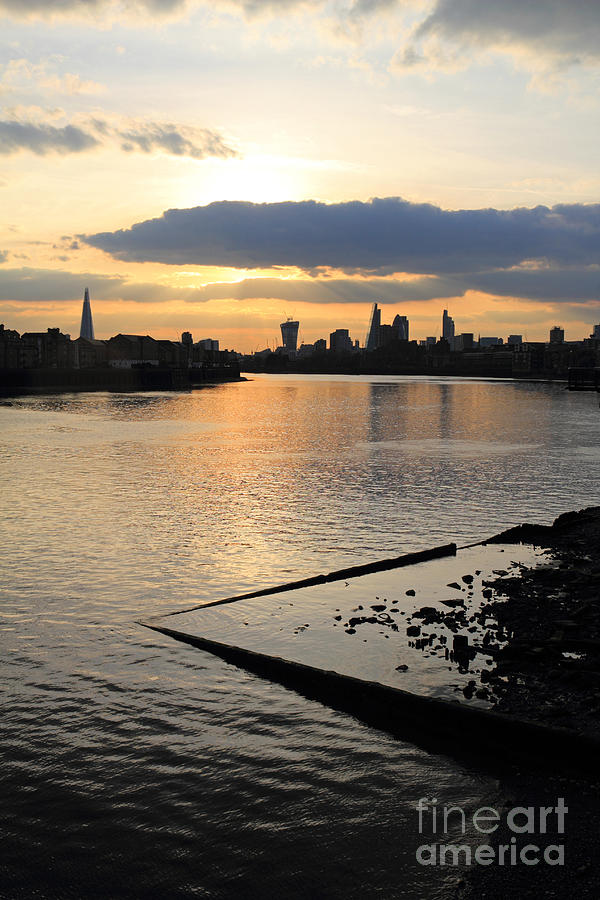 London City Sunset Photograph by Julia Gavin