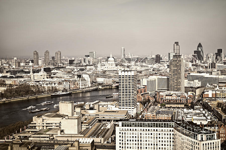 London cityscape Photograph by Elena Elisseeva
