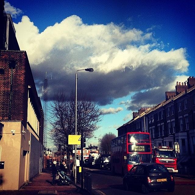 London Photograph - #london #clouds by Andrea Drudikova
