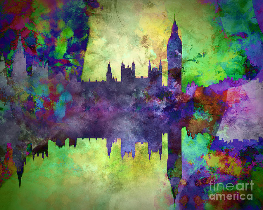 Abstract Photograph - London Colorific by Edmund Nagele FRPS