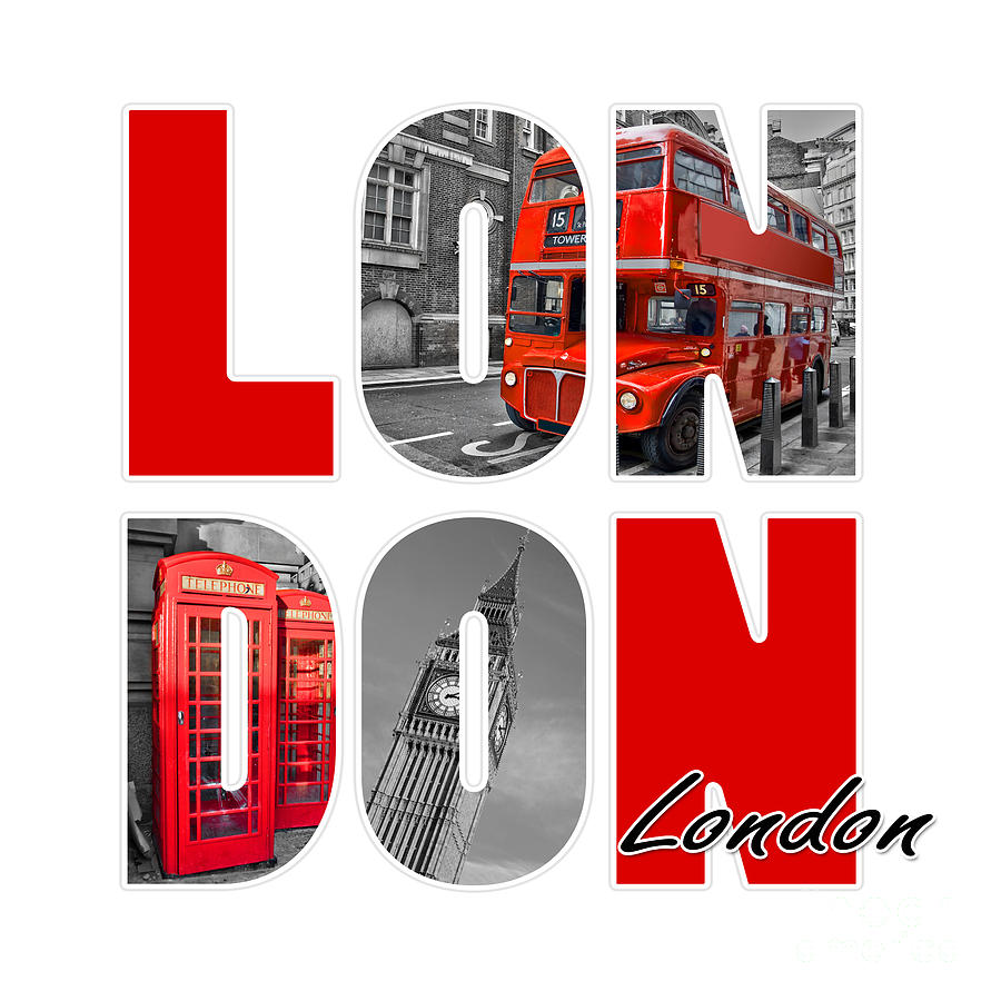 LONDON letters Photograph by Delphimages London Photography