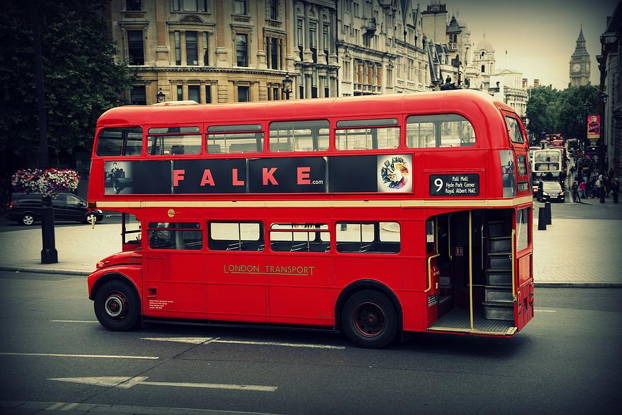 London Double Deck Bus Photograph by Chevy Fleet