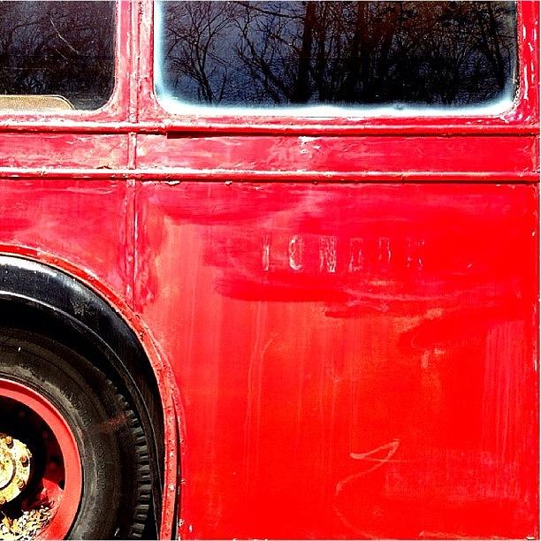 London Double-decker  #red_emption Photograph by Erika L