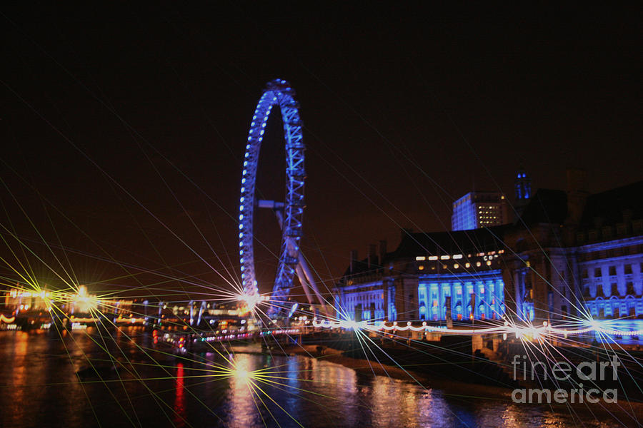 London At Night #4 Photograph by Doc Braham