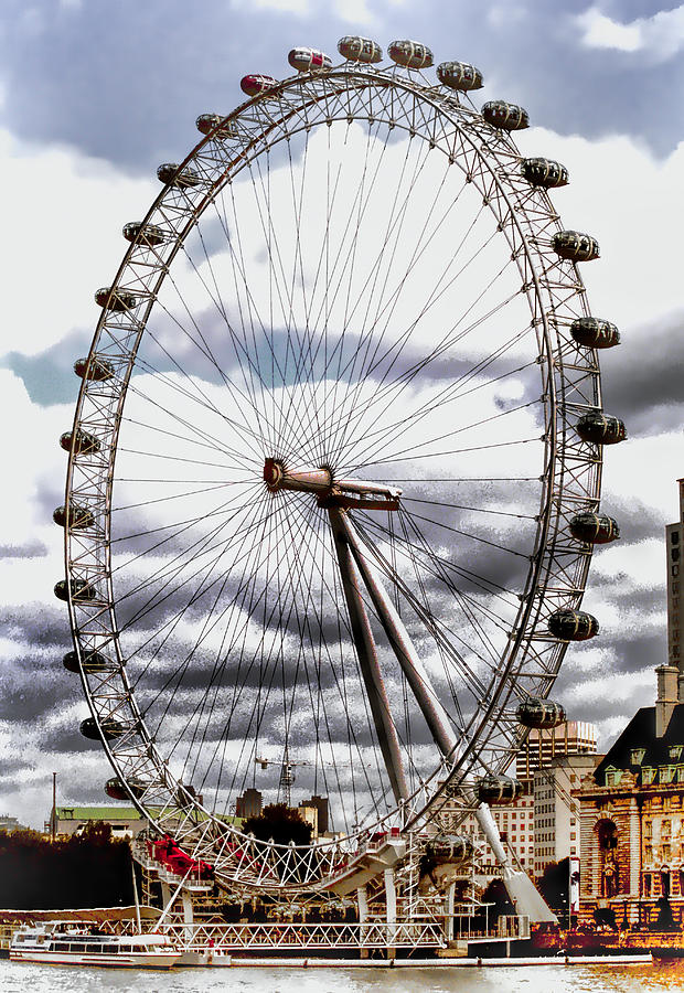 London Eye Photograph by Diana Powell