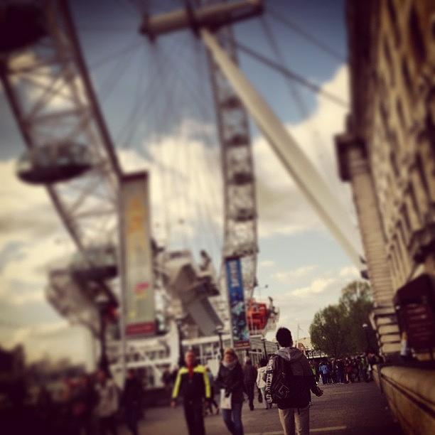 London Photograph - London Eye #london #eye #england #uk by Shirly Sham