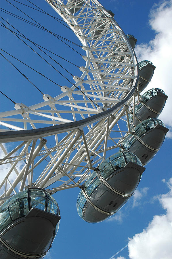 London Eye Photograph - London Eye by Pam Elliott London Eye Photograph - London Eye by Pam Elliott