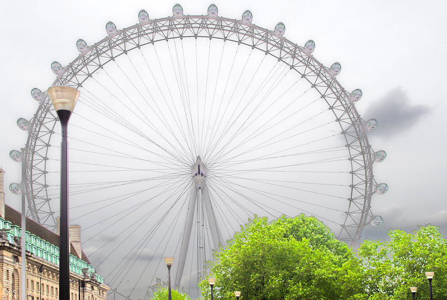 London Eye Photograph by Sharon Popek