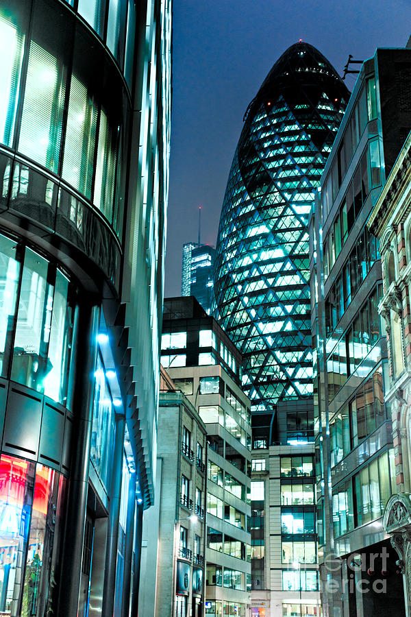 London financial district Photograph by Luciano Mortula