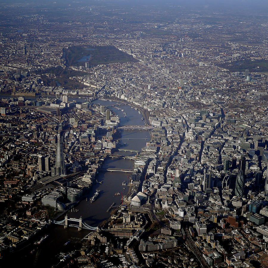 London From The Air Photograph by Andrew Lockie