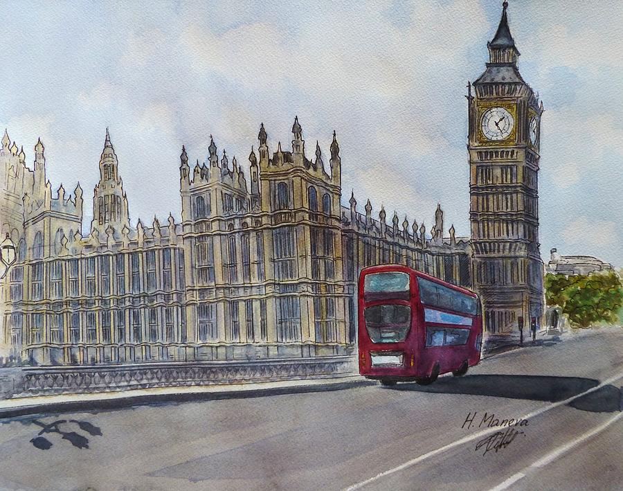London Painting by Henrieta Maneva