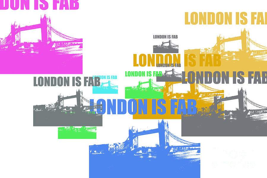 London is Fab Digital Art by Roger Lighterness