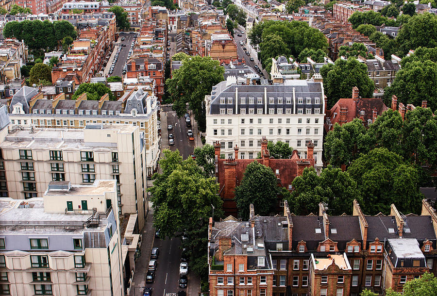 London Kensington Rooftops Photograph by Nicky Jameson