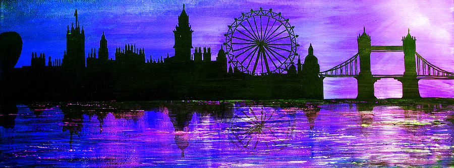 London Painting - London Light by Ann Marie Bone
