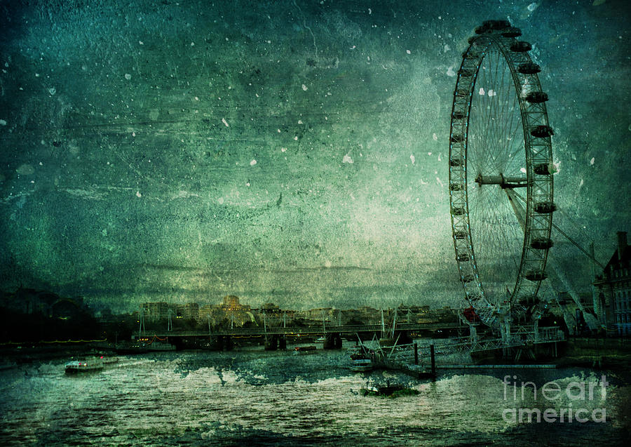 London - London Eye Photograph by Justyna Jaszke JBJart