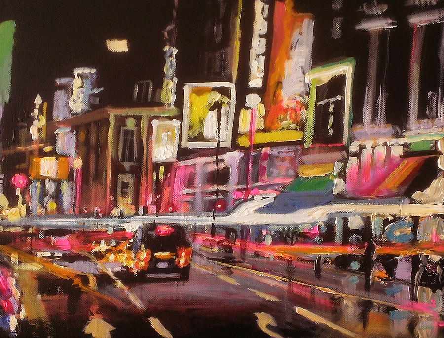 London Neon Painting by Paul Mitchell - Fine Art America