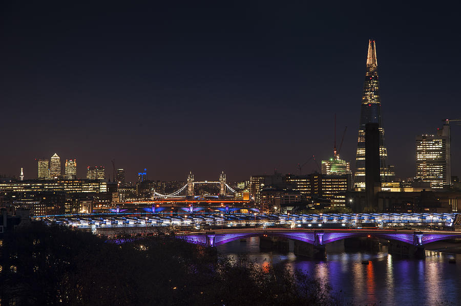 london skyline night