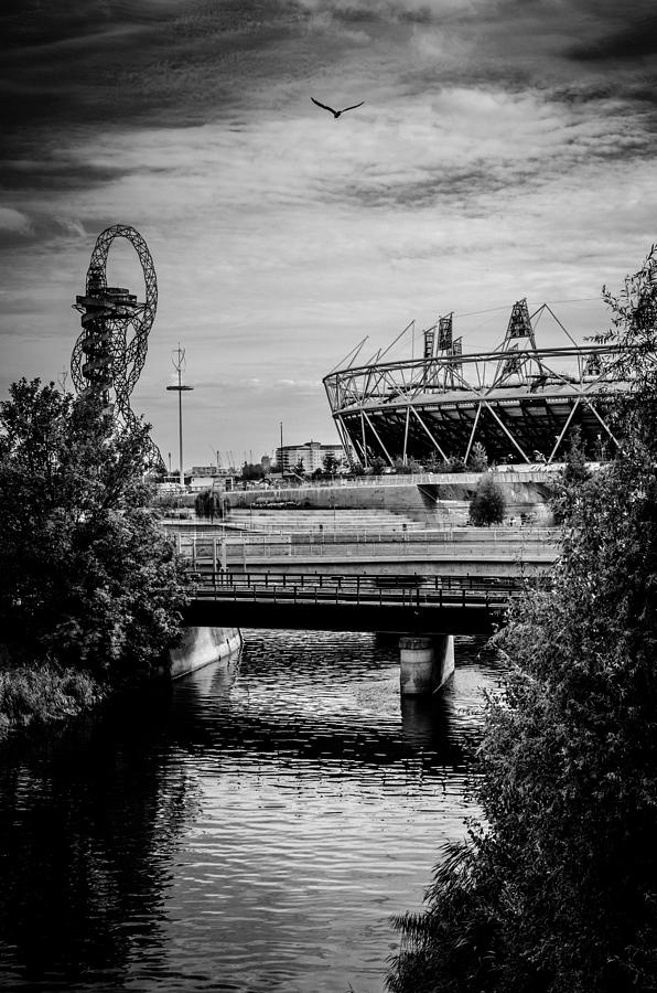London Olympic Stadium and Sculpture 2013 Photograph by Lenny Carter